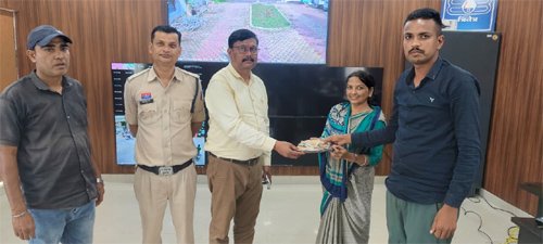 त्रिनेत्र योजना की मदद से गुम हुआ बैग महज एक घंटे में खोज निकाला