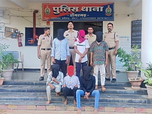 डोंगरगढ़ नवरात्रि मेले में हुड़दंग करने वाले 6 युवक पकड़े गए