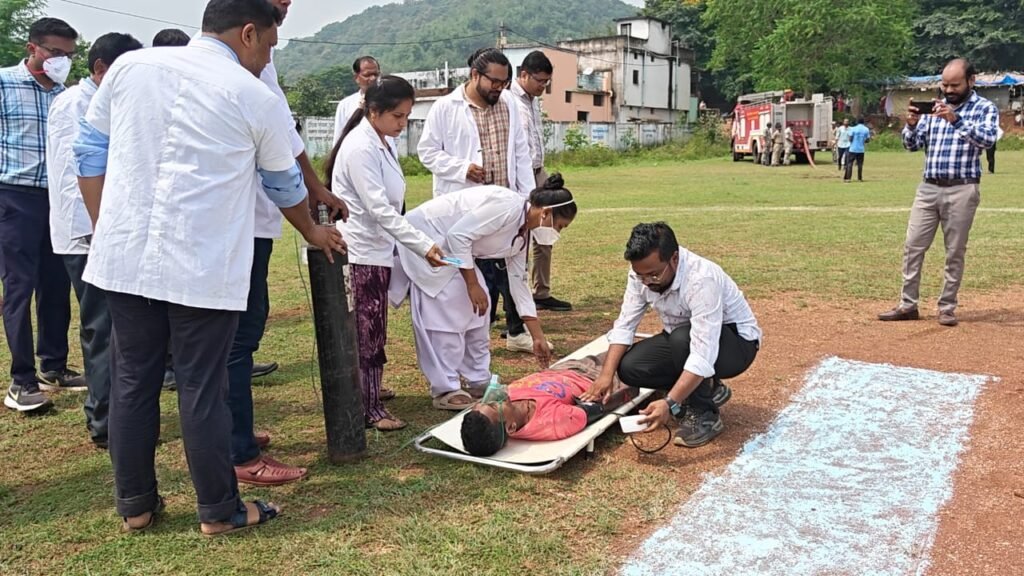मोहला-मानपुर-अंबागढ़ चौकी में बाढ़ से निपटने मॉक ड्रिल अभ्यास सफलतापूर्वक संपन्न