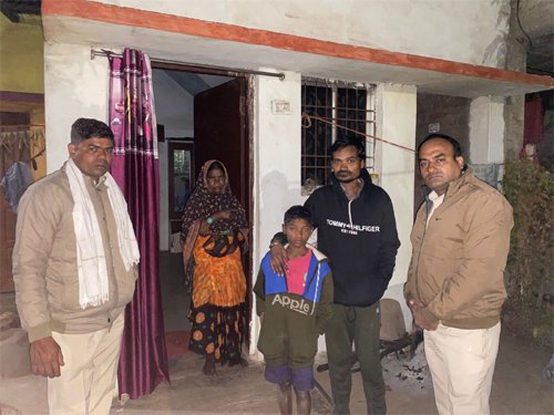 बसंतपुर पुलिस ने 10 वर्षीय बालक को किया सकुशल माता-पिता को सुपुर्द