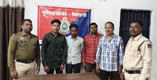 चिखली में सार्वजनिक स्थान पर शराब और शांति भंग करने वालों पर पुलिस की कार्रवाई