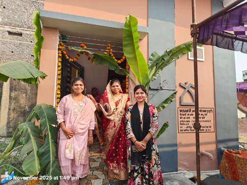 प्रधानमंत्री आवास योजना 2.0 के तहत राजनांदगांव में बना छत्तीसगढ़ का पहला आवास