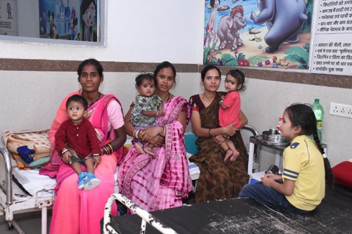 पोषण पुनर्वास केन्द्रों में कार्यों के मिल रहे कारगर परिणाम, 484 बच्चों का सफल उपचार