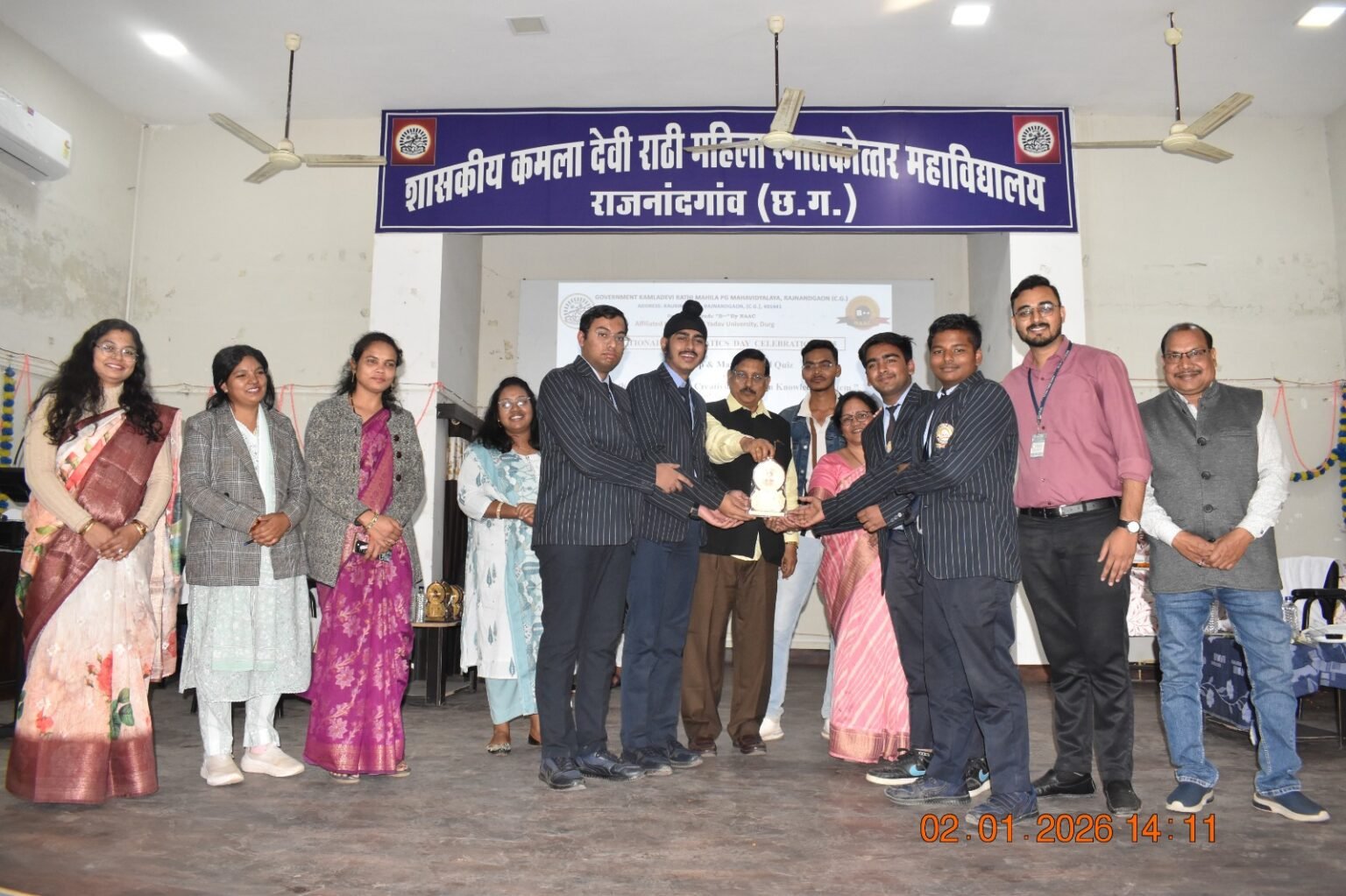 कमला कॉलेज में राष्ट्रीय गणित दिवस पर क्विज, कार्यशाला व पोस्टर प्रतियोगिता आयोजित