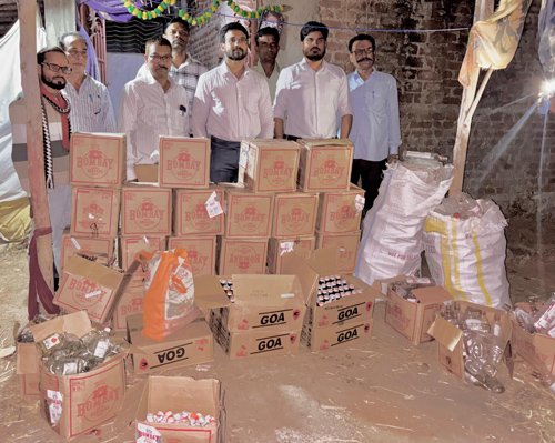 आबकारी विभाग ने पकड़ी 243 लीटर अवैध व्हिस्की, आरोपी फरार