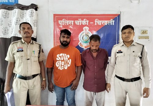 शांति भंग करने की आशंका पर दो बदमाशों के खिलाफ कार्रवाई